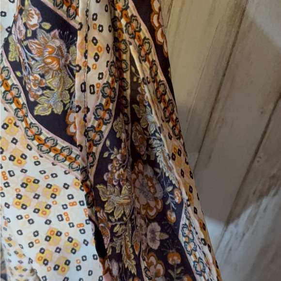 Bebop Knotted sleeves shoulder Beige Pink  + Floral Flower Dress Size 3X - Picture 5 of 16